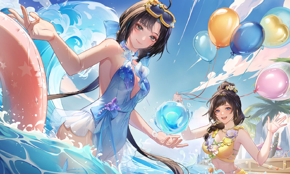 永劫无间手游殷紫萍席拉夏日时装展示视频公