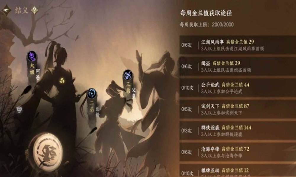 逆水寒师徒结义社交 关系值10分钟刷满方法