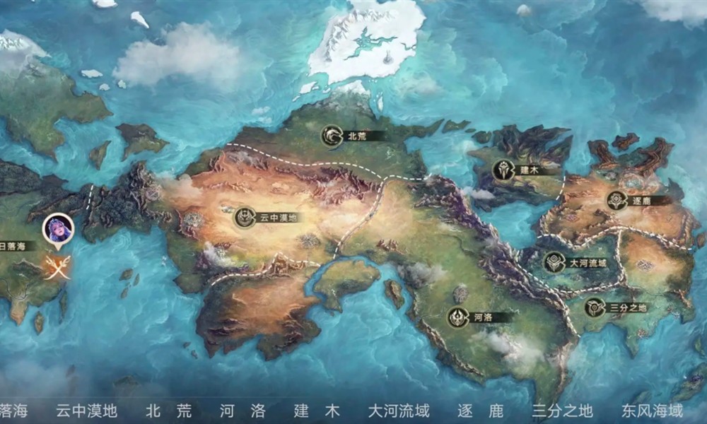 王者荣耀世界地图有哪些 区域分布详细介绍