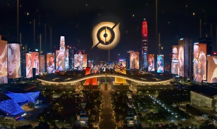 王者荣耀英雄点亮六城地标为十周年祝福