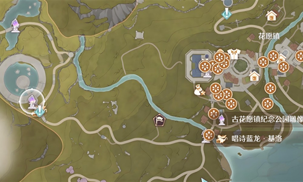 无限暖暖花愿镇谜题空间怎么过 雕像任务完成方法