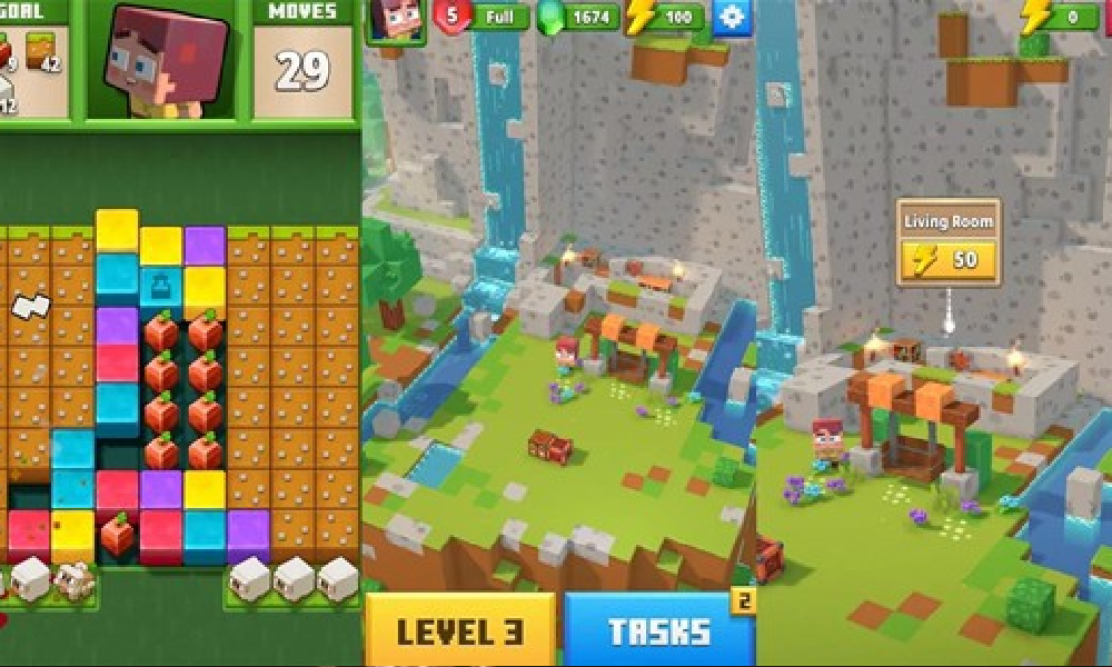 我的世界IP消除游戏海外开测 结合我的世界部分元素