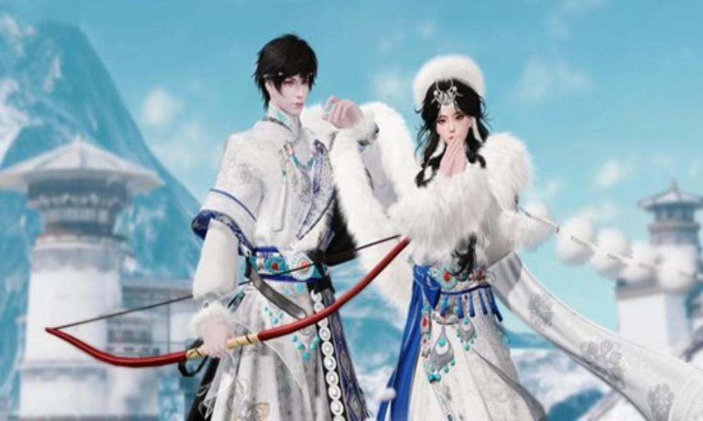 一梦江湖新时装风色雪涛全新上线 雪山生态守护公益开启