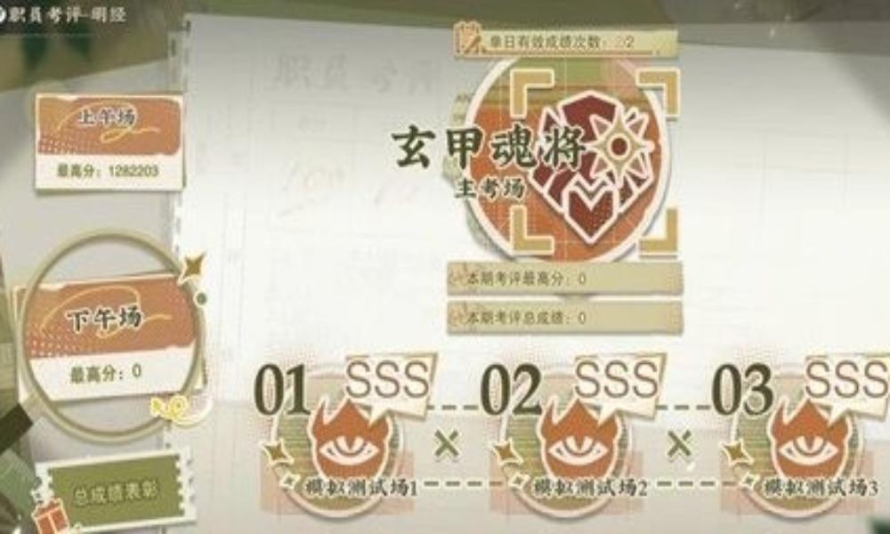 物华弥新问平生版本 职员考评无减员通考评3S攻略