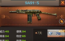 CF手游9A91-S枪械解析 9A91-S使用分析