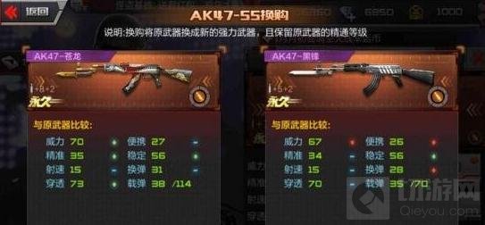 CF手游AK47枪王荣耀怎么换购 武器换购解读