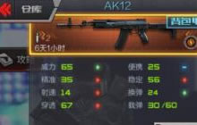 CF手游AN94和AK12哪个更值得入手 属性对比