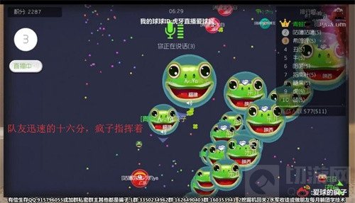 绝地反击 球球大作战疯子淡定指挥一波反杀