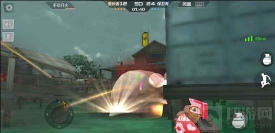 CF手游激情手雷大乱斗 刀锋寨左冲右突介绍