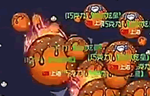 球球大作战炫星团战遇到好友 逗趣一幕