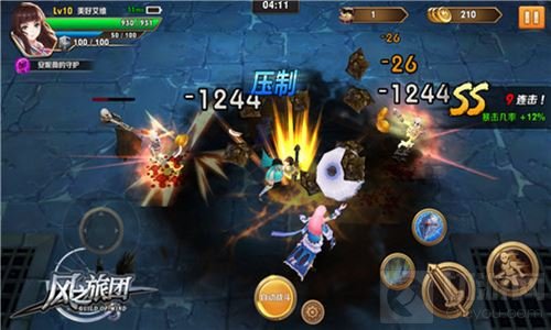 创新团战真动作 《风之旅团》征服玩家感官