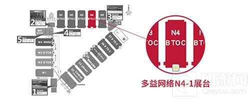 CJ多益网络Showgirl女团与你相约N4-1展台