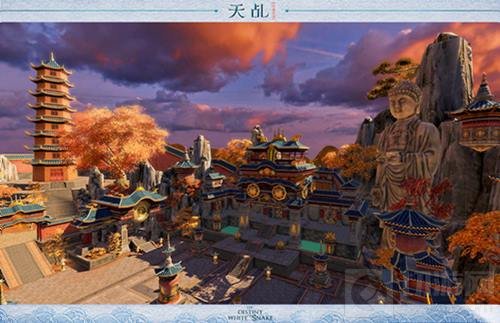 天乩手游场景首曝 绝美勾勒次世代奇山秀水