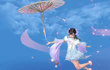 嫣红荷伞微微雨 《天乩》手游九奚宗门揭秘