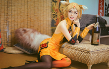 王者荣耀妲己少女阿狸COS图 美腿妲己COS分享