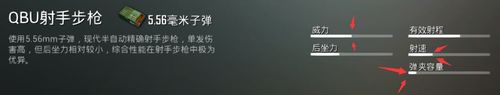 绝地求生刺激战场QBU射手步枪属性全面评析