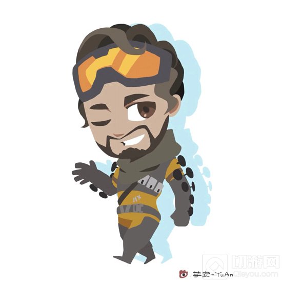 Apex英雄Q版同人英雄头像 怎么能这么可爱呀