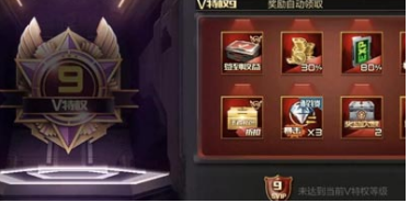CF手游VIP1-9价格表 2020年V9价格