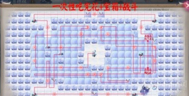 阴阳师松月樱林怎么 雪落樱祭樱林试炼松月樱林路线地图