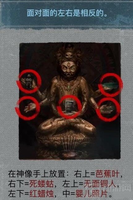 纸嫁衣第二章佛像摆放攻略 纸嫁衣第二章佛像怎么摆介绍