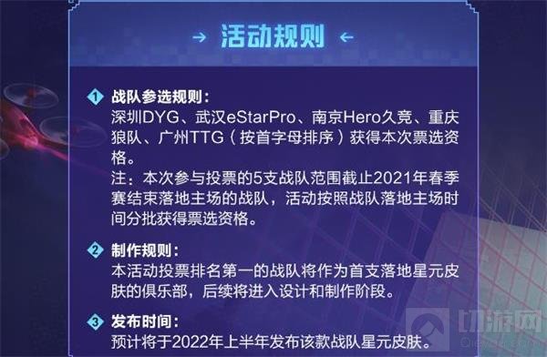 王者荣耀战队星元计划投票在哪里 战队星元计划投票怎么投