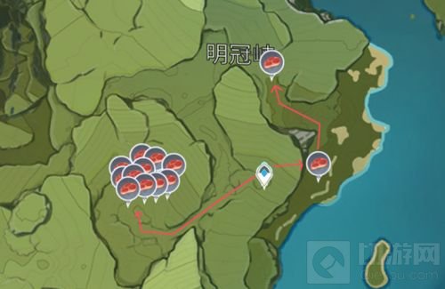 原神兽肉采集位置路线图一览 兽肉采集详细图片位置