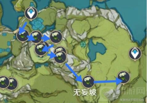 原神清心采集路线图 原神魈突破材料采集路线推荐
