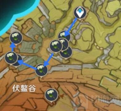 原神清心采集路线图 原神魈突破材料采集路线推荐