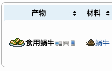 泰拉瑞亚食用蜗牛获得方法及合成配方表