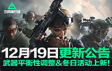 三角洲行动12月19日更新 武器平衡性调整